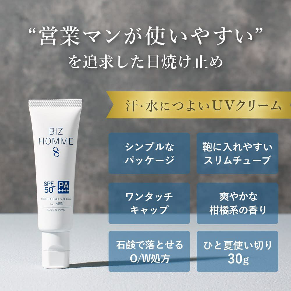 営業マンが使いやすいを追求した日焼け止め